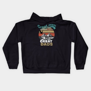 Great Men Make Great Dads Kids Hoodie